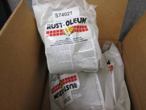 lot 243 image: 4- 1 lb Bags Rust-Oleum Anti Skid A...