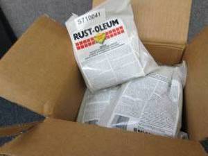 lot 252 image: 4- 1 lb Bags Rust-Oleum Anti Skid A...