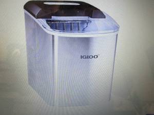 lot 284 image: Igloo 26-Lb. Ice Maker - Stainless ...