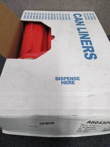 lot 326 image: Case of 200 Heavy Duty Red Waste Di...