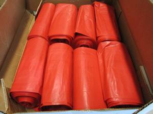 lot 330 image: Case of 200 Heavy Duty Red Waste Di...
