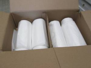 lot 374 image: Box of Trash Liners...