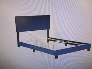 Accent Florence Leather-Look Bed - ...