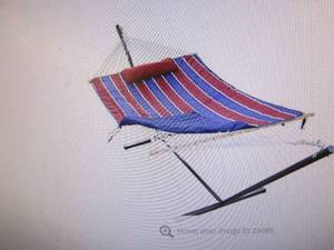 Algoma Rope Hammock with Stand, Pad...