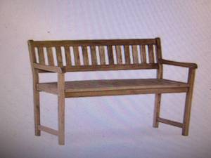 Linon Catalan Bench - Acorn open bo...