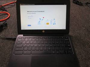 HP chromebook has been factory rese...