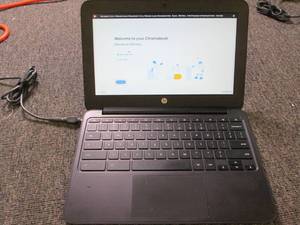 HP chromebook has been factory rese...