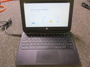 HP chromebook has been factory rese...