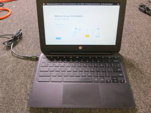 HP chromebook has been factory rese...