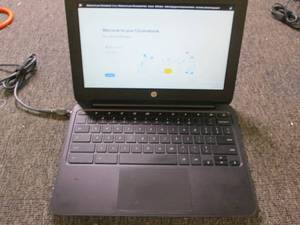 HP chromebook has been factory rese...