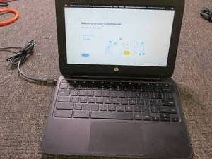 HP chromebook has been factory rese...