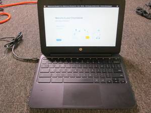 HP chromebook has been factory rese...