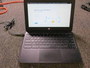 HP chromebook has been factory rese...