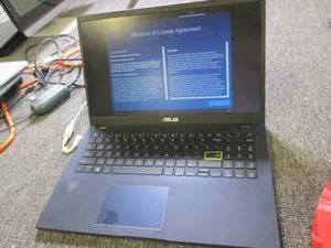 asus laptop has been factory reset ...