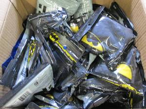 box of neck gaiters and face masks ...