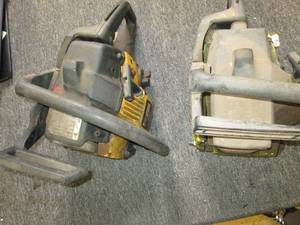 2 chainsaws untested both have comp...