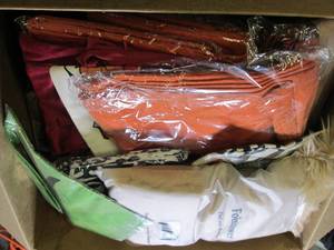 box of decorative pillow covers ...