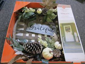 new harvest 18  inch holiday wreath...