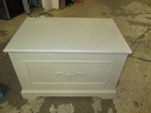 wood chest 30 inches wide x 19 inch...