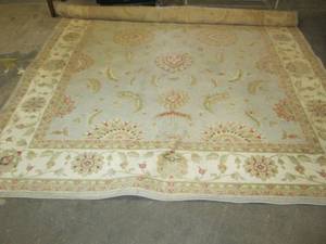 rug looks like 8x10 ...