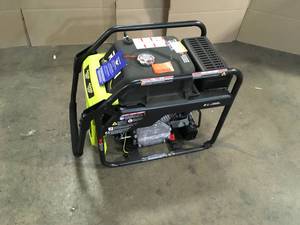 lot 35 image: RYOBI 4000-Watt Gasoline Powered Digital Inverter Generator with CO Shutdown Customer Returns See Terms on Auction
