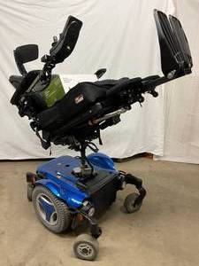 BIG WOW MSRP $42,000 TOP OF THE LINE PERMOBIL M300 POWER WHEELCHAIR WPOWER LIFT, TILT, RECLINE &amp FOOT PLUS RARE CAREGIVER ASSIST CONTROL IN BACK COMES WCHARGER - LIKE NEW ONLY 53 TOTAL MILES SEE YOUTUBE