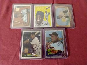 Willie Mays Reprint Card Lot