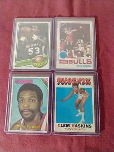 4 Vintage NBA Cards - Semi-Stars & HOF
