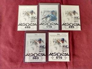 5 Numbered A-Rod Moments & Milestones Cards