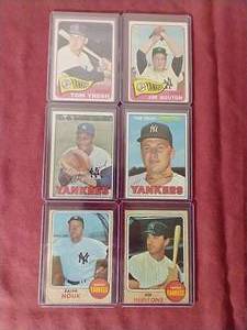 6 Vintage Yankees Cards
