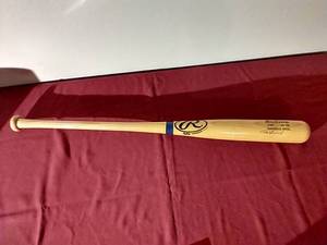 Autographed Tommy Henrich Bat