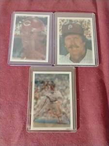 3 1986 Sportflics Promo Cards