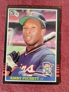1985 Donruss Kirby Puckett Rookie Card