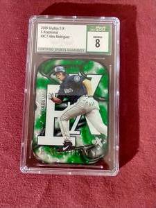 2000 Skybox Alex Rodriguez Card - Graded 8