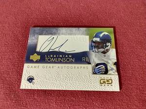 2001 Upper Deck LaDainian Tomlinson Autographed Card