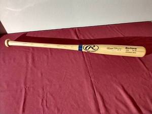 Autographed Moose Skowron Bat