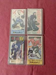 4 Oversized Hockey Cards