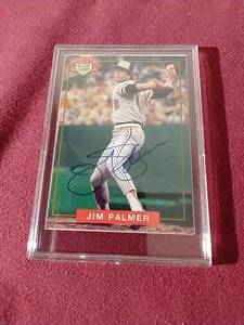 Autographed Jim Palmer Card - Certified