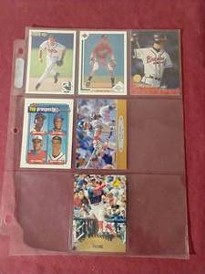 Chipper Jones & Jim Thome Cards - 2 Chipper Rookies