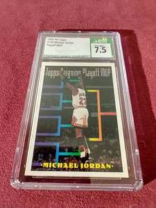 1993-94 Topps Michael Jordan Card - Graded 7.5
