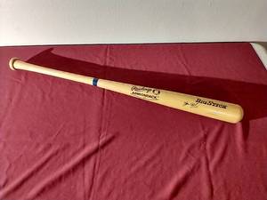 Autographed Homer Bush Bat