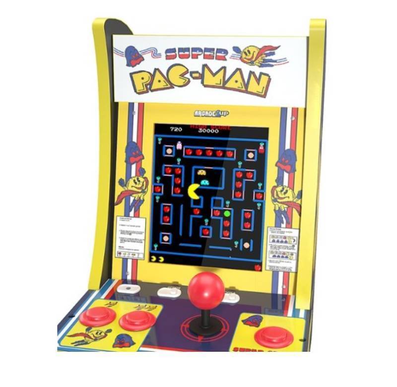 lot 516 image: Arcade1Up - Super Pac-Man Countercade