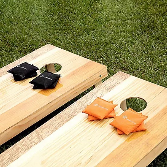 lot 488 image: MD Sports Official Tournament Size Bean Bag Toss Game