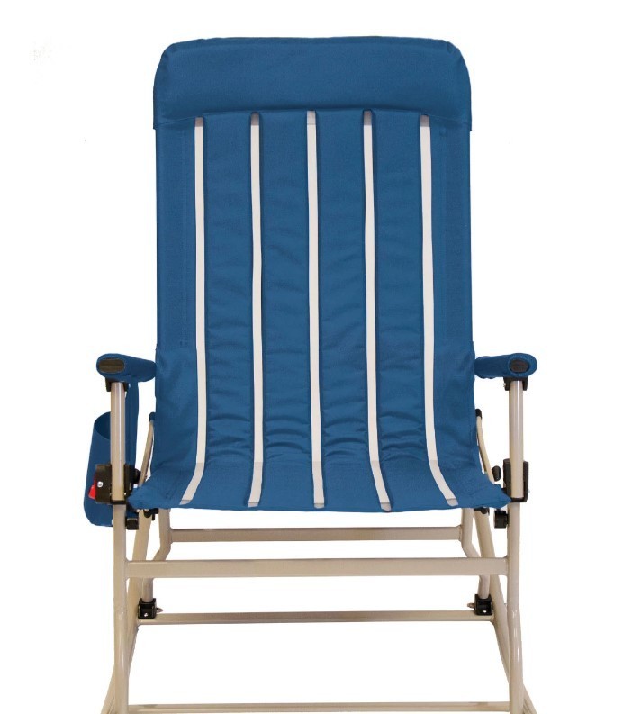 lot 523 image: Members Mark Portable Rocking Chair - Blue