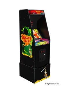 lot 405 image: Arcade 1Up Dragons Lair Arcade Machine