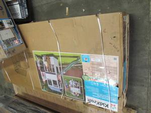 lot 417 image: Kidkraft Woodland View Playhouse - Box 1 of 2 (Missing Box) - Incomplete