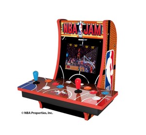 lot 430 image: Arcade 1Up NBA Jam 2 Player Countercade - Basketball Game