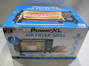 lot 446 image: PowerXL Air Fryer Grill Indoor 8 in 1 Hot Air Fryer Oven