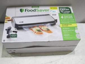 lot 450 image: FoodSaver Vacuum Sealing System with Handheld Sealer Attachment - NO BAGS INCLUDED