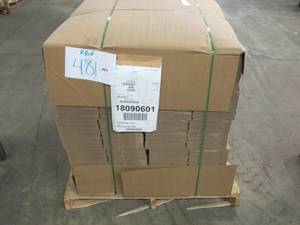 lot 481 image: 500 NEW 8 x 8 x 14 PackEdge Cardboard Boxes